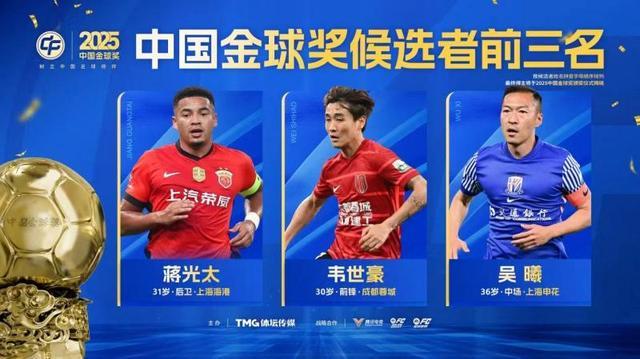 世界杯直播软件-2025中国金球奖各奖项前三名出炉，王钰栋、蒯纪闻入围